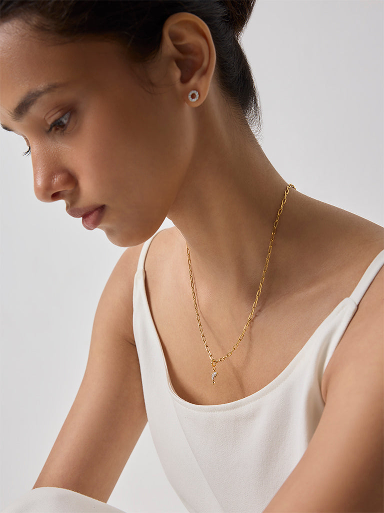 Dolphin Lab Diamond Pendant