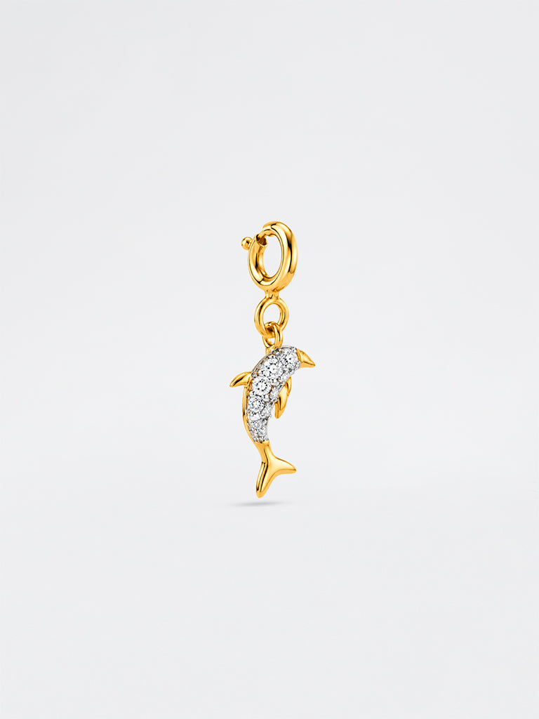 Dolphin Lab Diamond Pendant