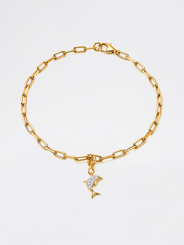 Dolphin Lab Diamond Pendant