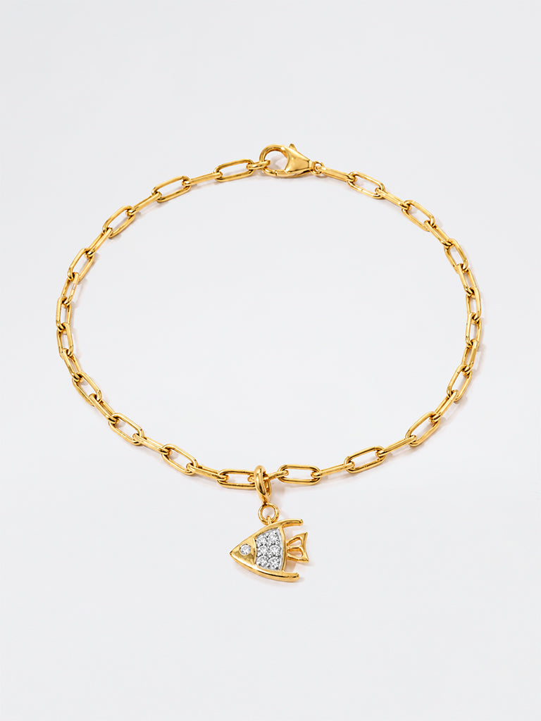 Fish Lab Diamond Pendant