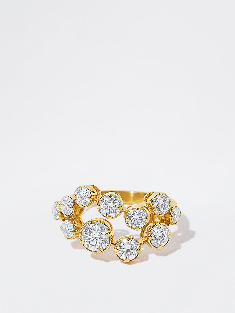 Gold Harmony Lab Diamond Ring