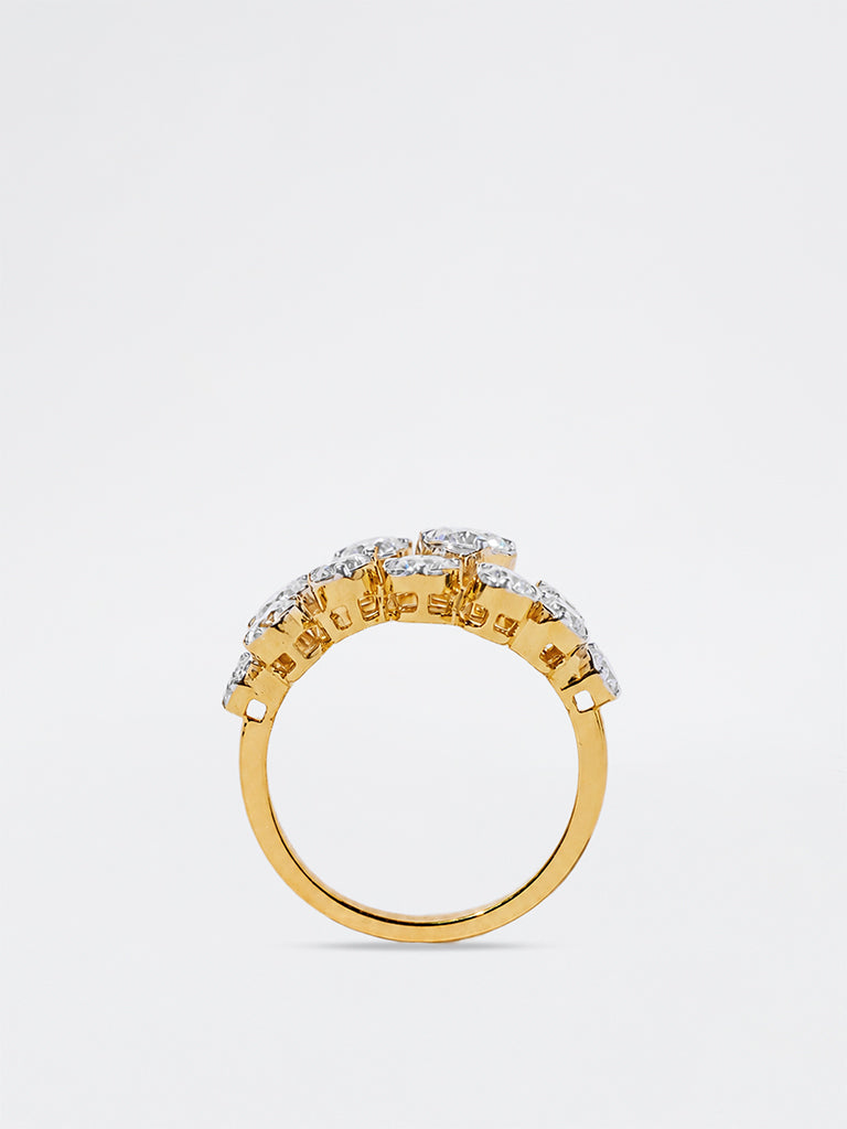 Gold Harmony Lab Diamond Ring