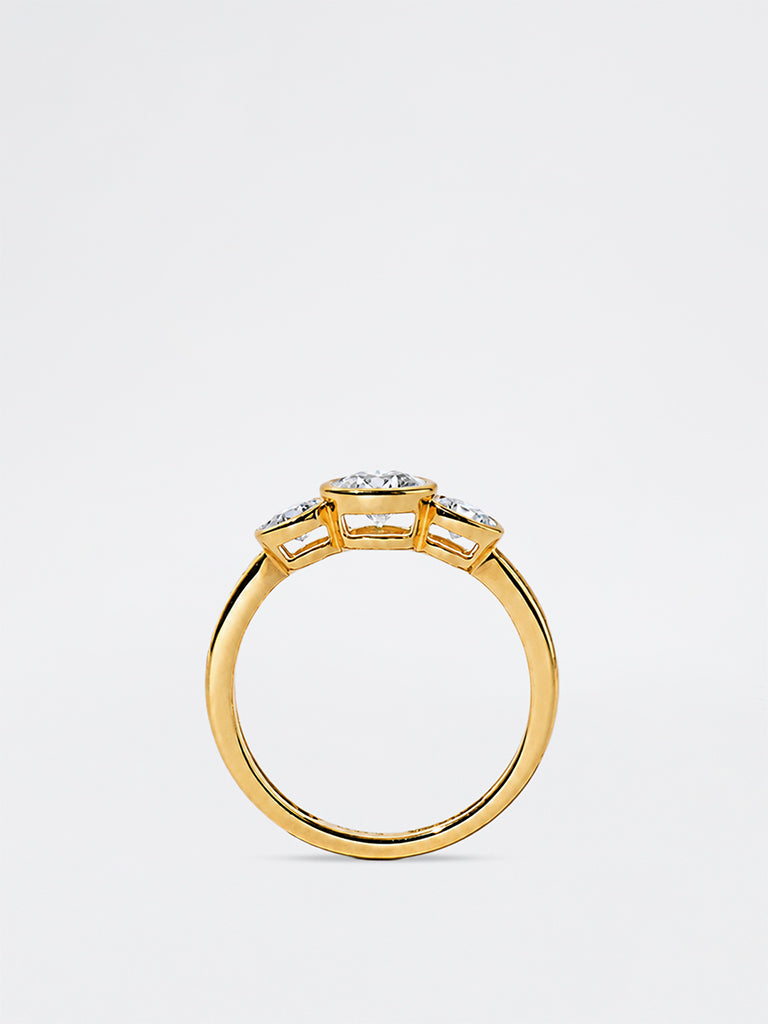 Triple Lab Diamond Ring