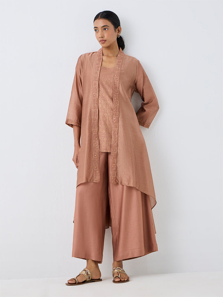 Zuba Dusty Pink Solid Pants