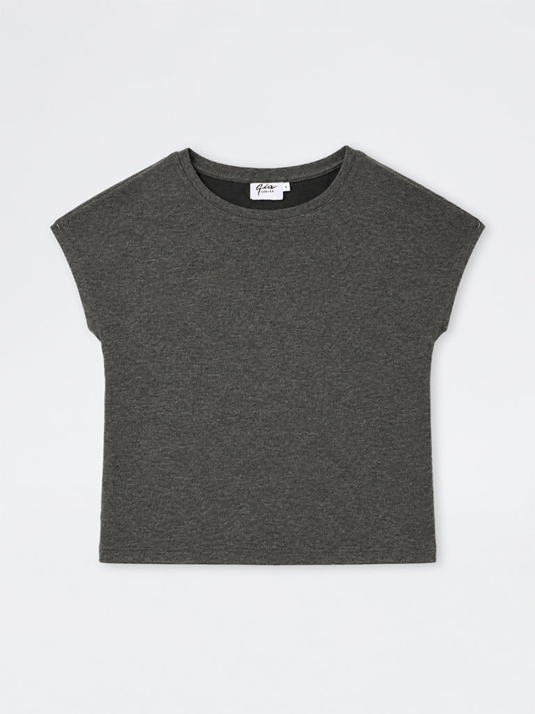 Gia Grey Melange T-Shirt