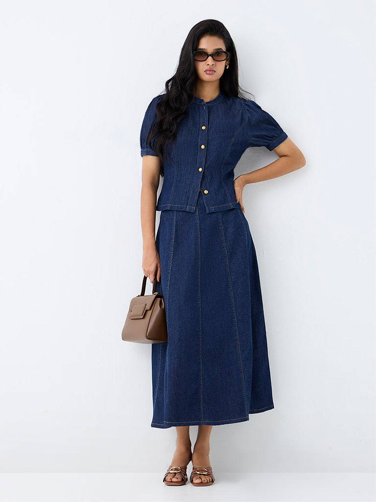 LOV Blue Denim Shirt