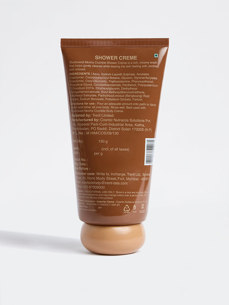Studiowest Mocha Crumble Shower Creme - 150 gm