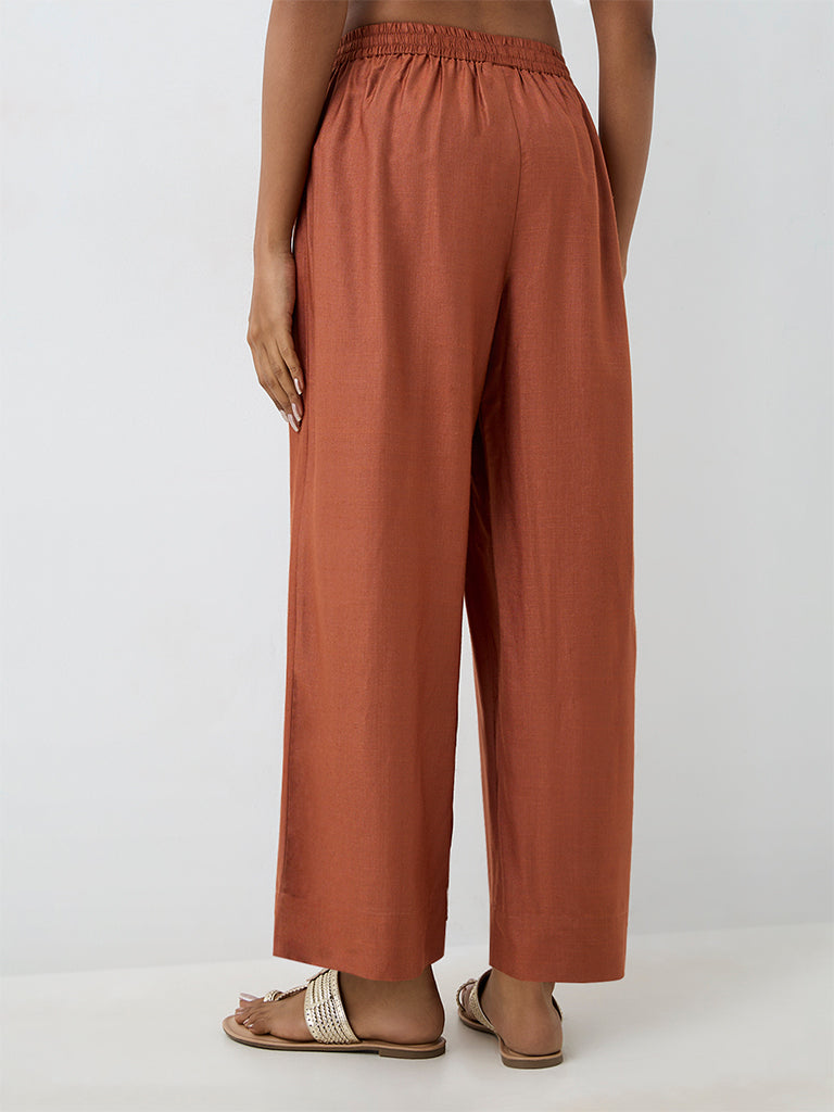 Zuba Rust Solid Pants