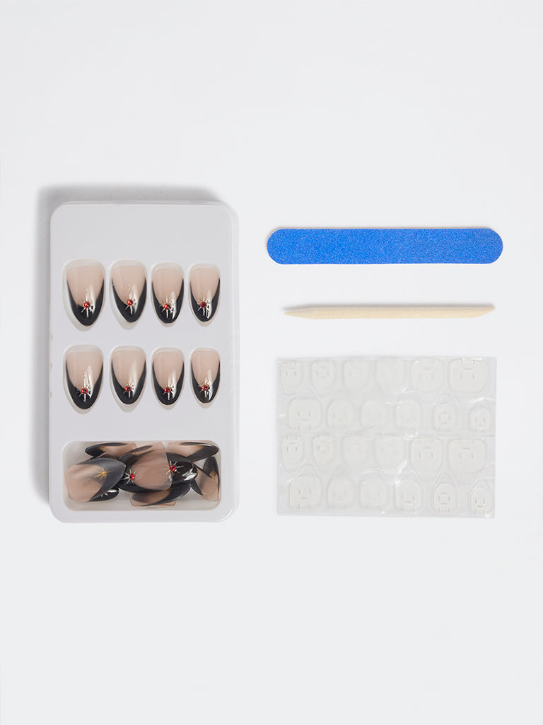 Studiowest Press and Go Blush Star Printed Press-On Nails Set