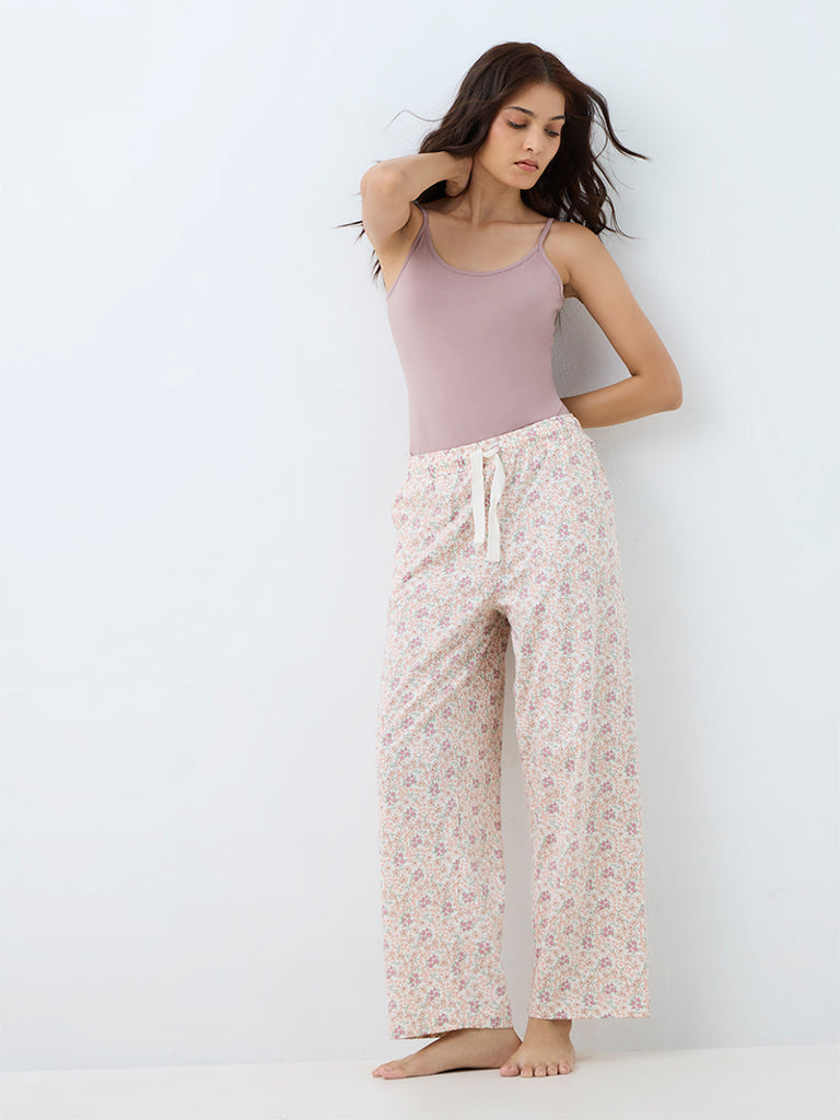 Wunderlove Light Mauve Solid Camisole