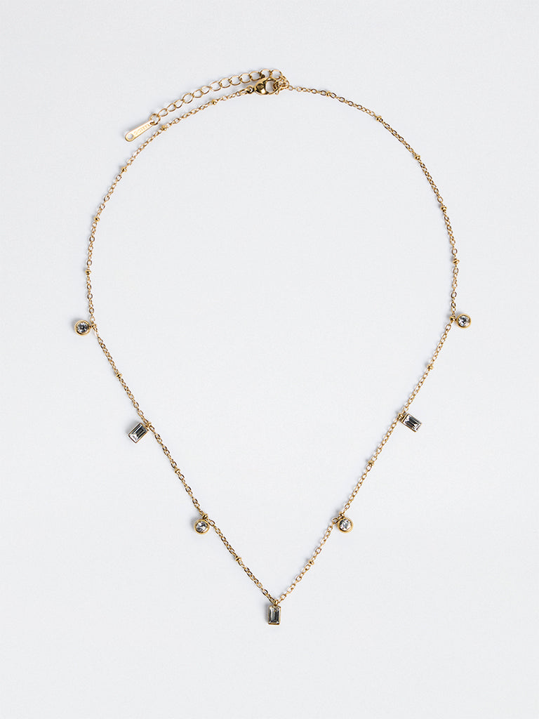 Westside Accessories Gold Multi-Charm Necklace