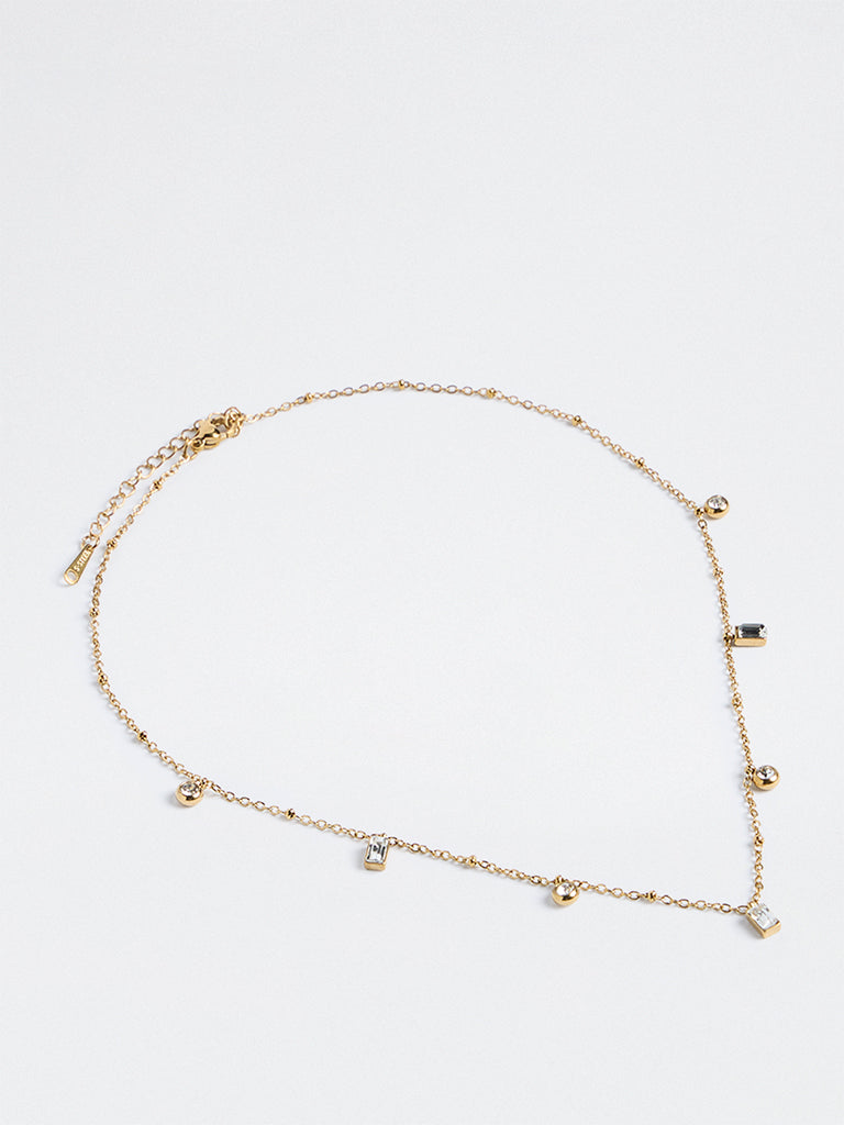 Westside Accessories Gold Multi-Charm Necklace