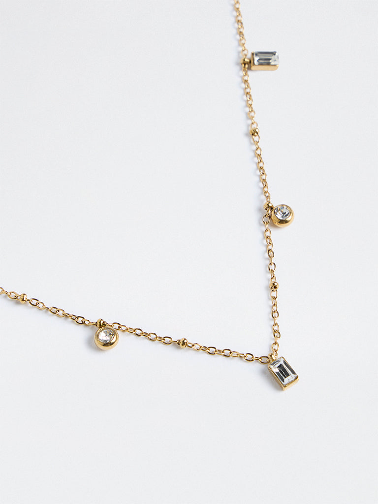 Westside Accessories Gold Multi-Charm Necklace