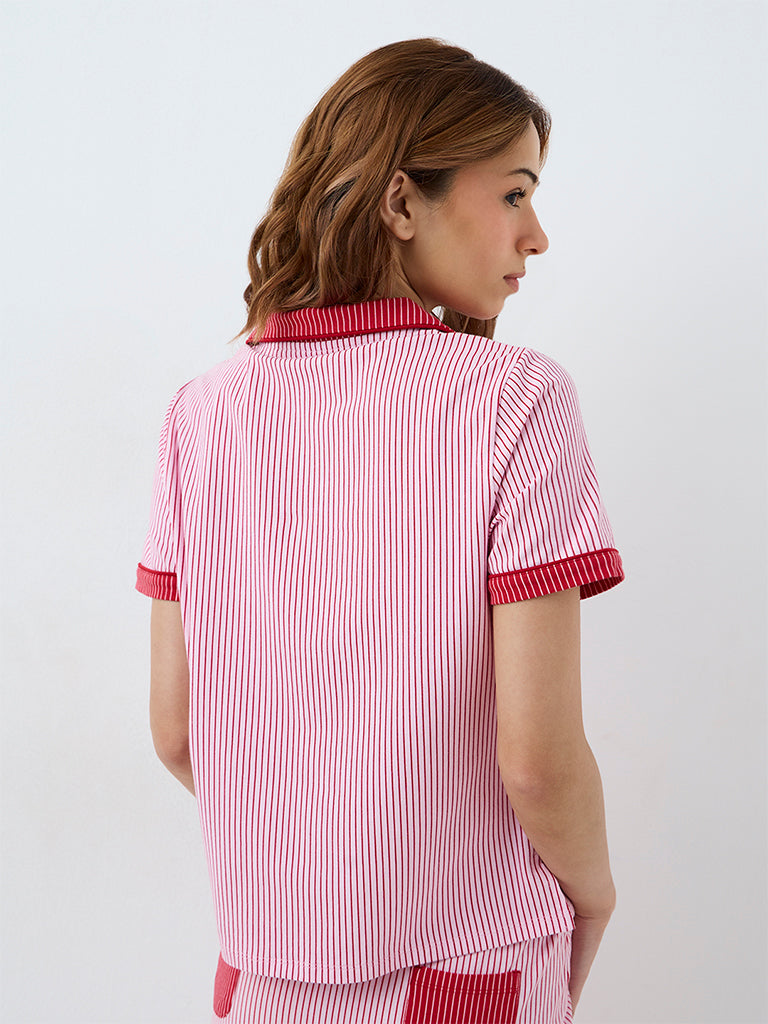 Superstar Light Pink Striped Shirt