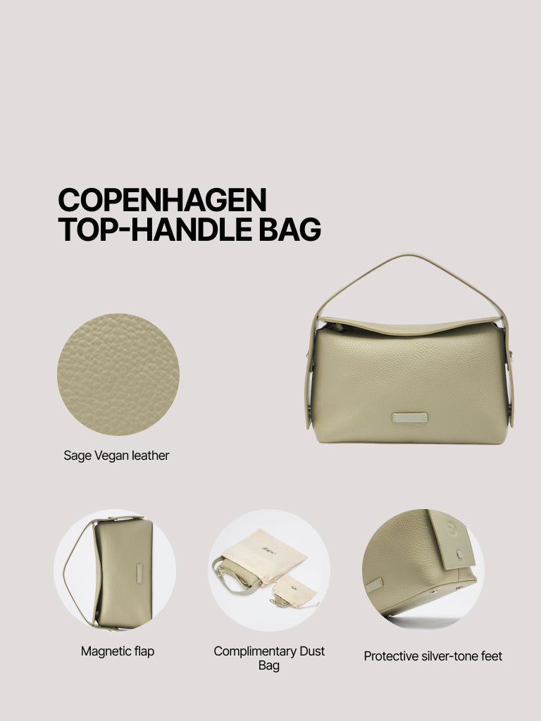 Pome Luxe Copenhagen Top Handle Bag