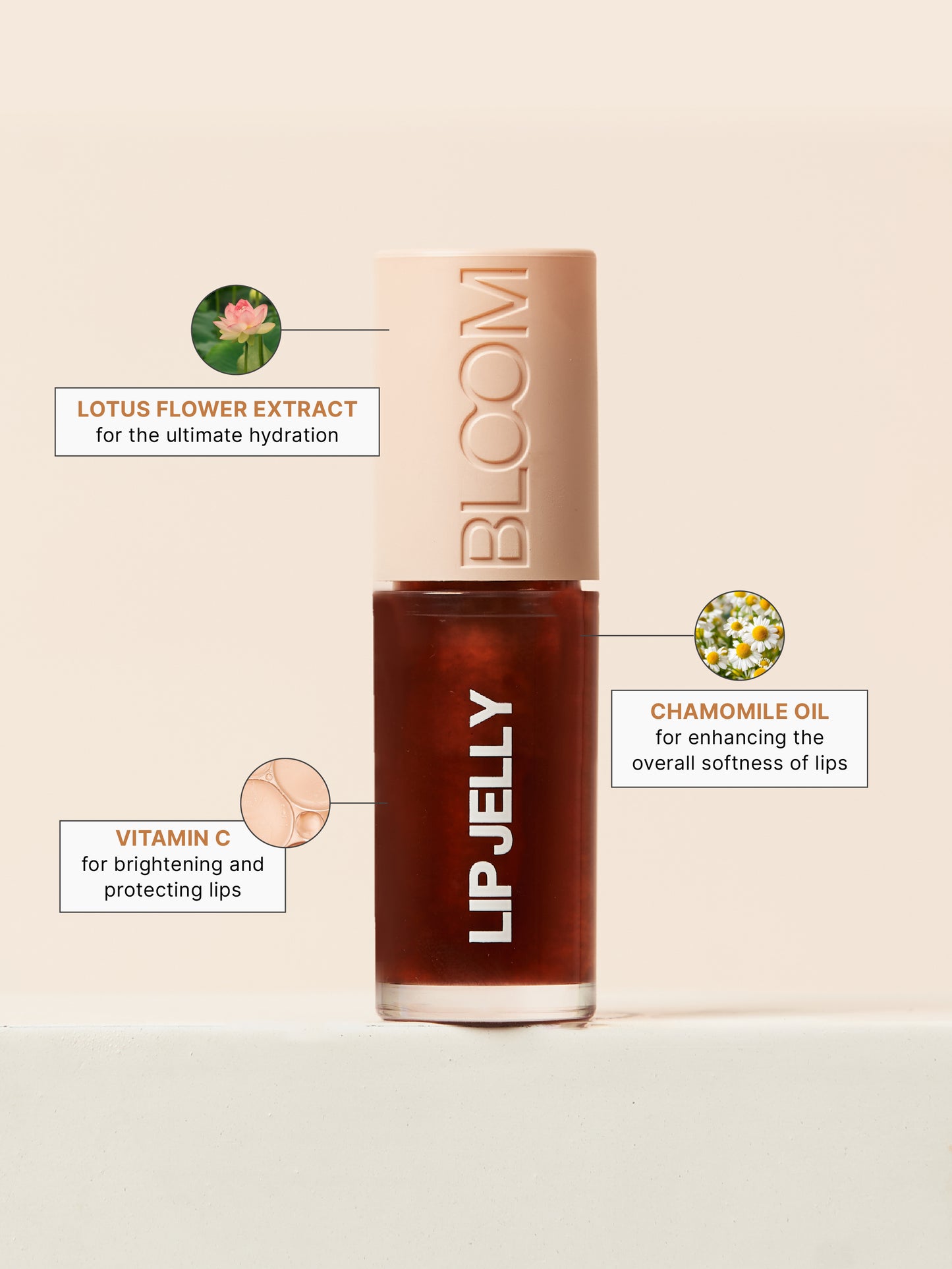 Studiowest Bloom Brown 03 Dahlia Lip Jelly - 6.5 gm