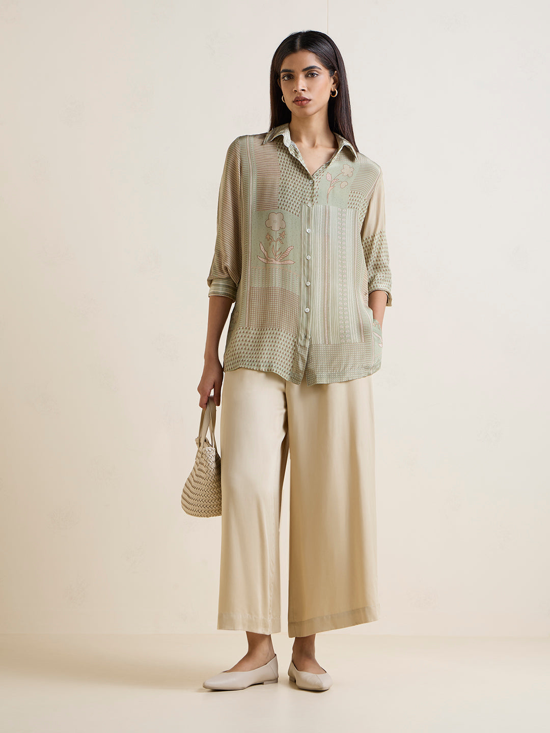 Zuba Sage Printed Tunic