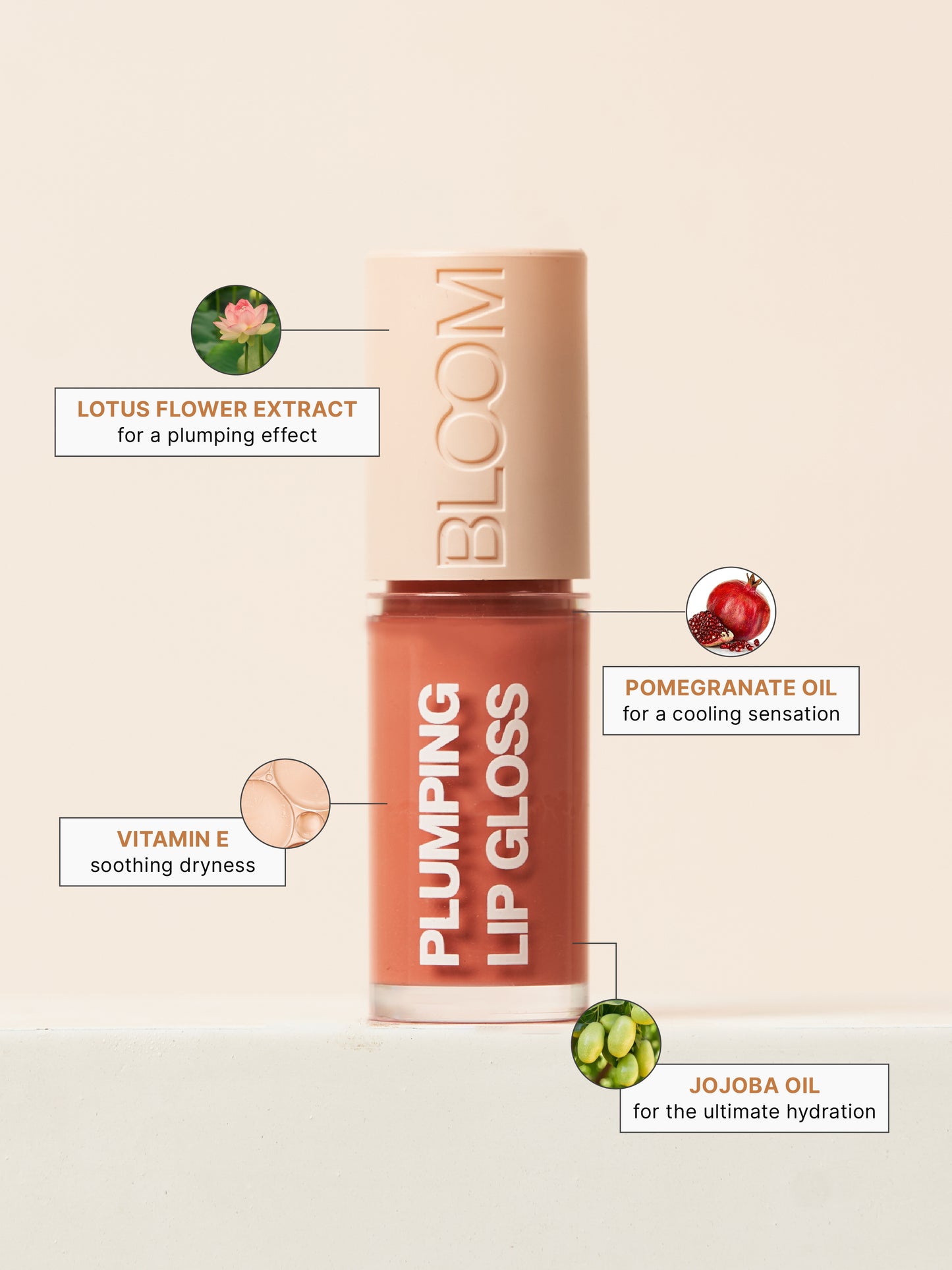 Studiowest Bloom Pink 07 Sorbet Lip Gloss - 7 gm