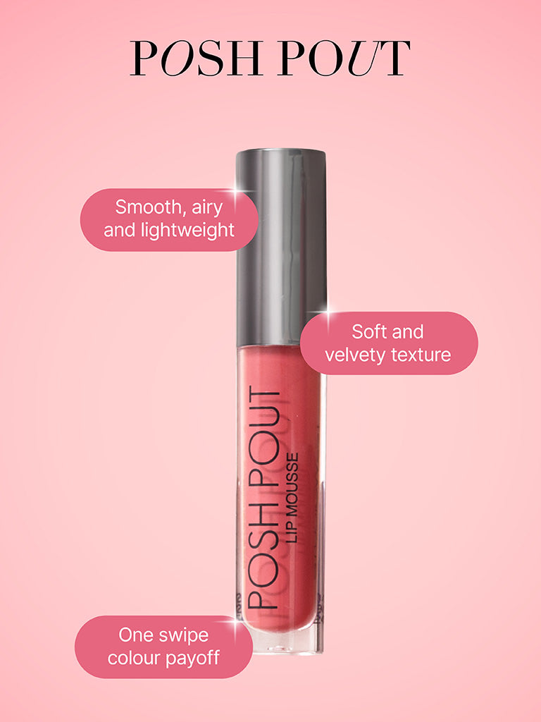 Studiowest Posh Pout Toffee Fix BR-01 Lip Mousse - 4.2 ml