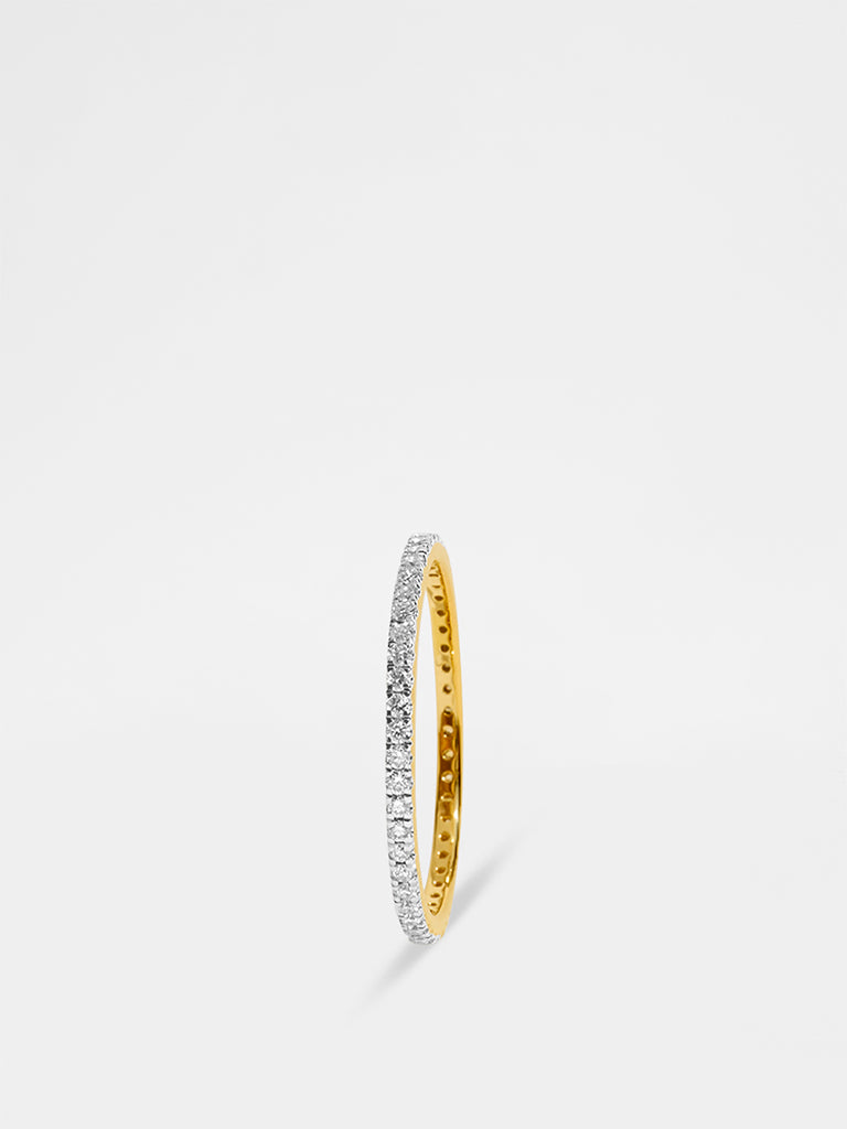 Lab Diamond Eternity Stacker Ring