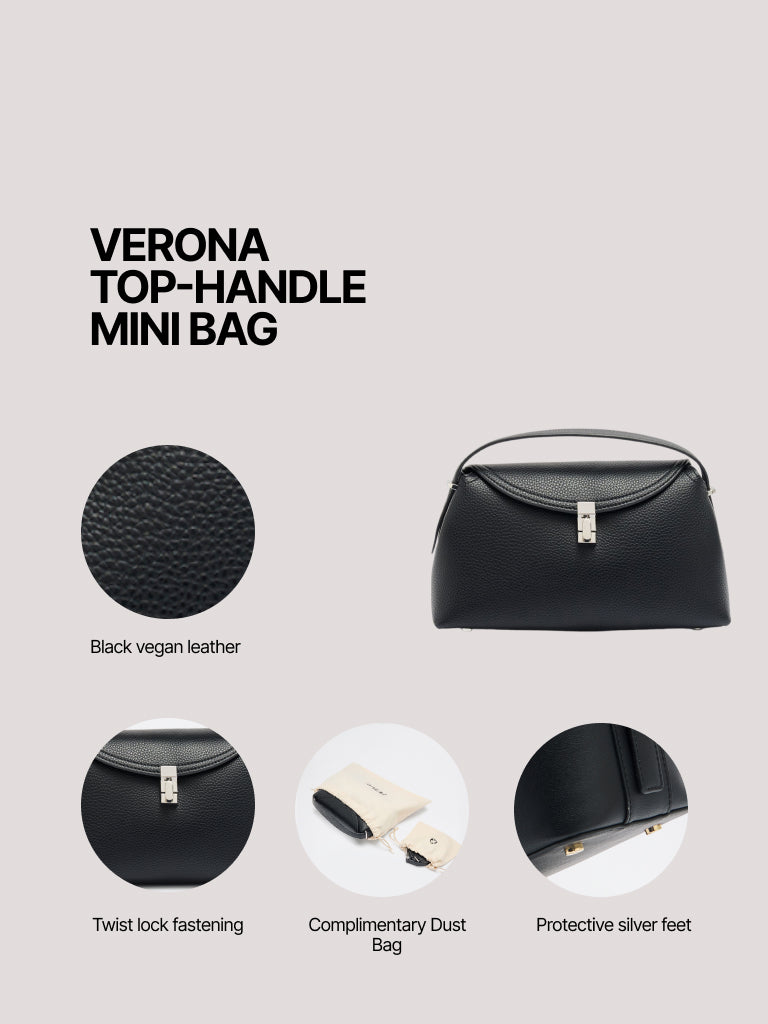 Pome Luxe Verona Top-Handle Mini Handbag