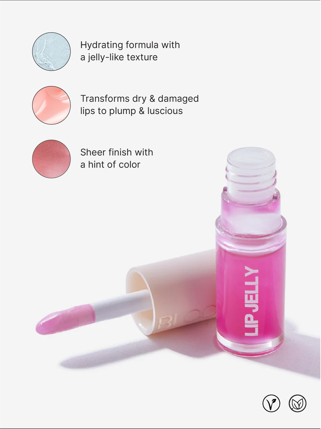 Studiowest Bloom Pink 02 Sweetpea Lip Jelly - 6.5 gm