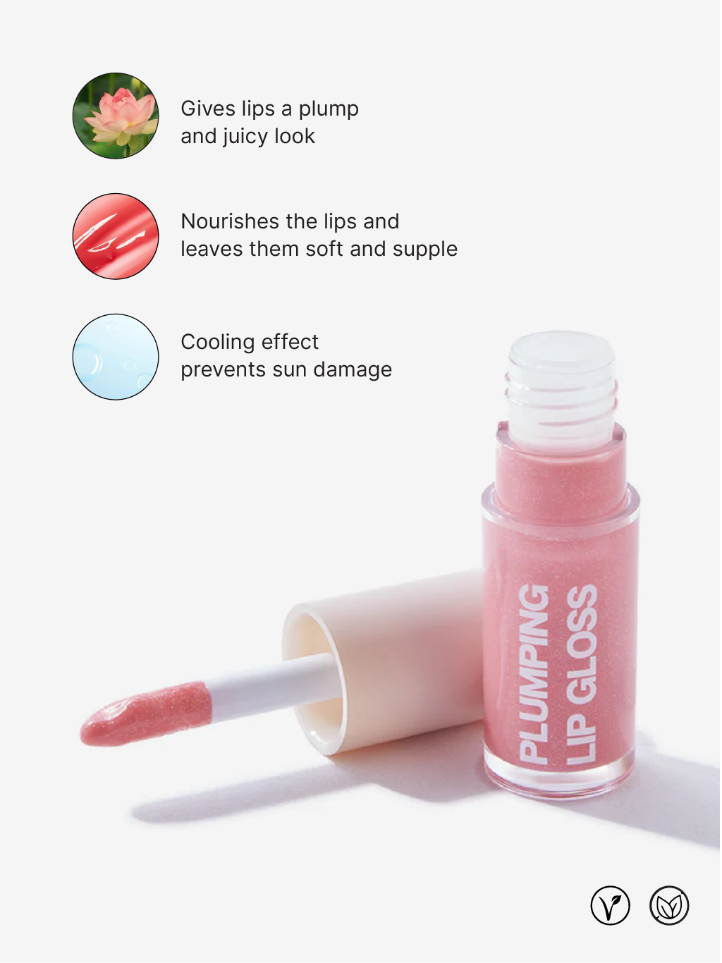 Studiowest Bloom Pink 03 Salmon Lip Gloss - 7 gm