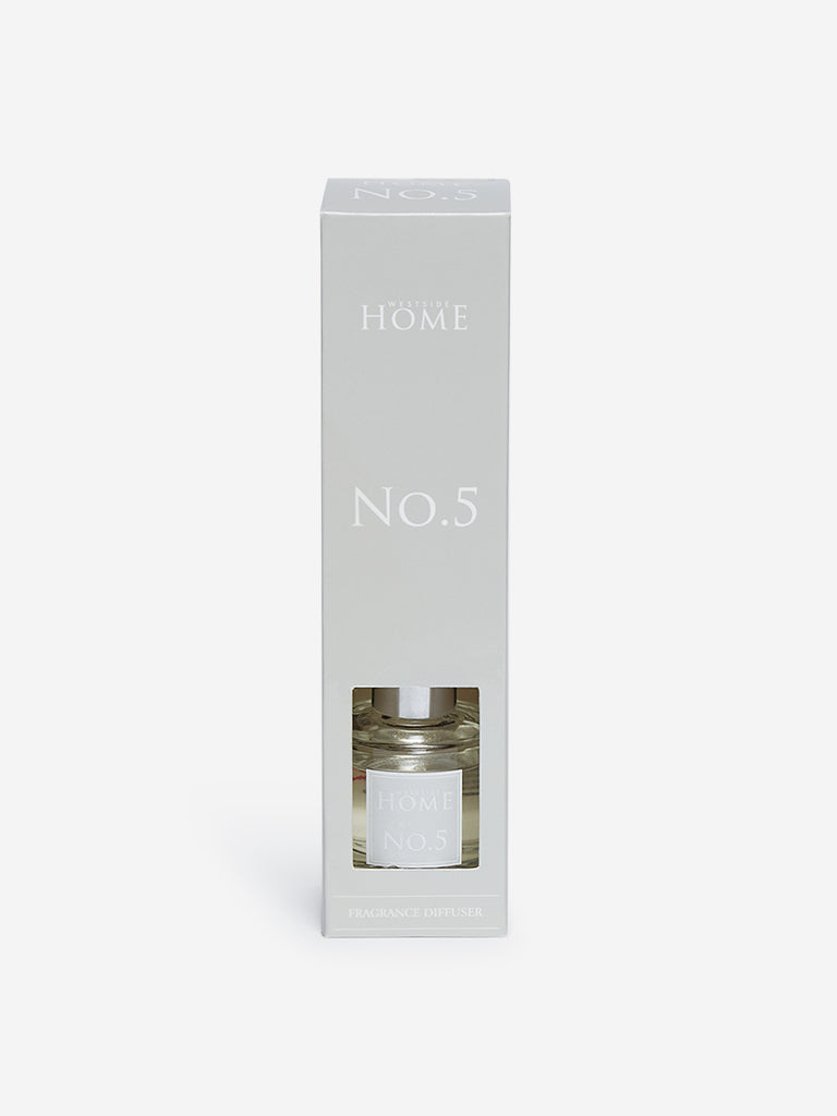 Westside Home Clear No.5 Fragrance Diffuser With Four Reed Sticks