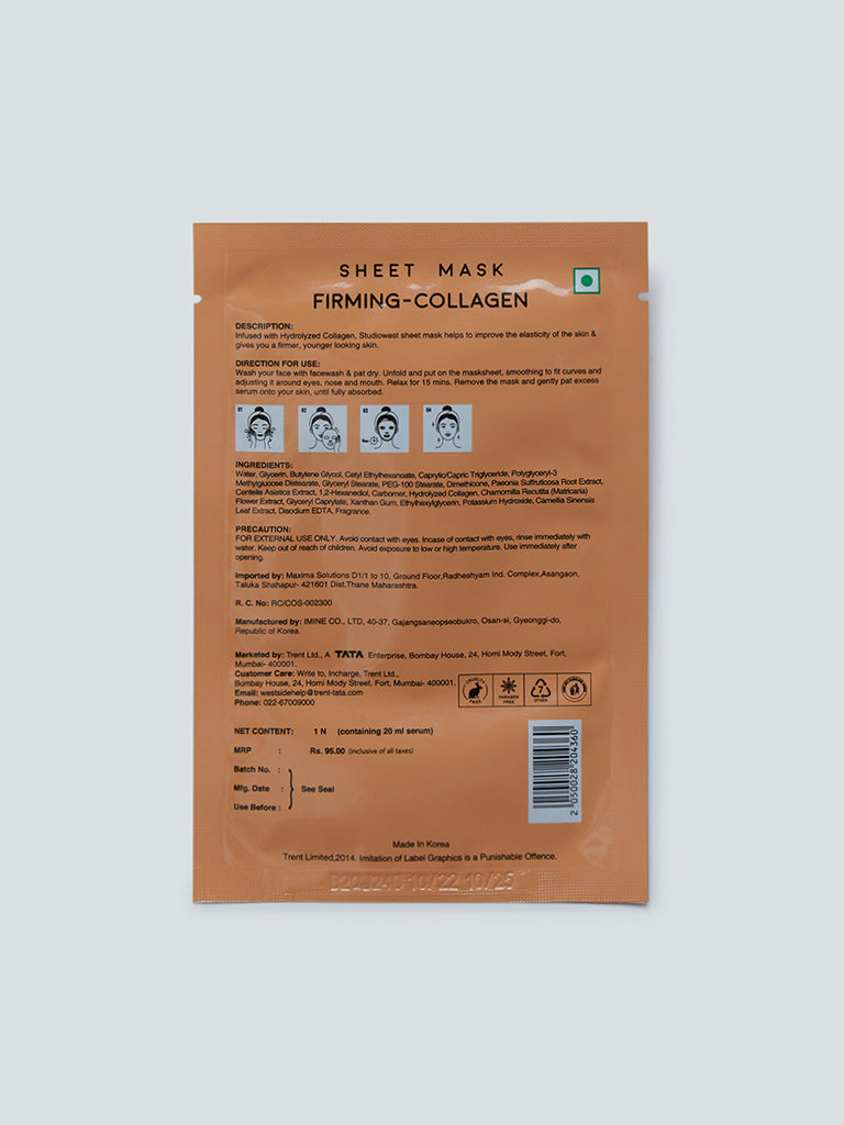 Studiowest Firming Collagen Sheet Mask